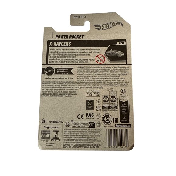 Hot Wheels Power Rocket HW X Raycers 1:64 Diecast Car New - Picture 2 of 8